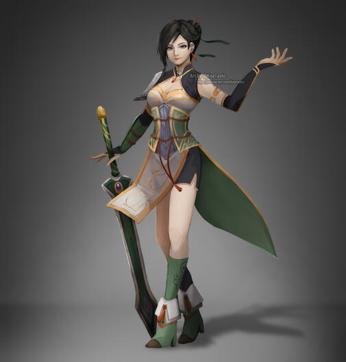 Art paint render